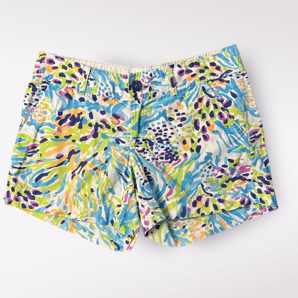 Lilly Pulitzer Callahan Shorts in Sea Soirée Print Size 2